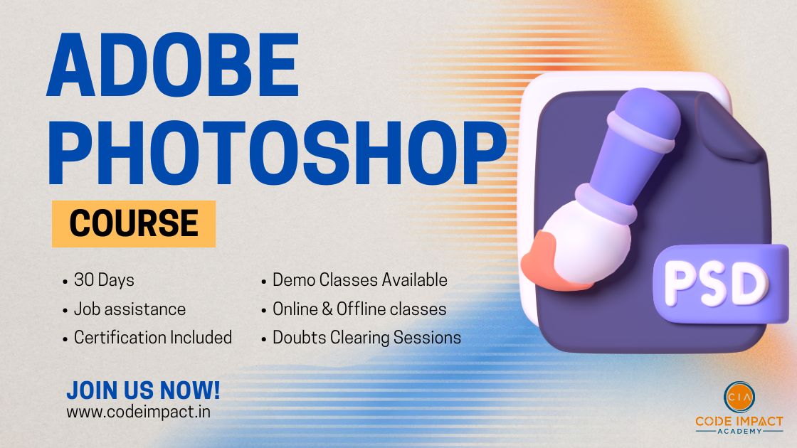 ADOBE PHOTOSHOP COURSE BANNER CIA