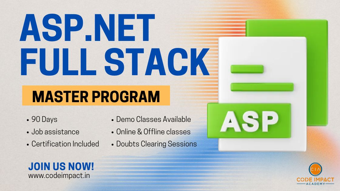 ASP.NET FULL STACK MASTER PROGRAM BANNER CIA