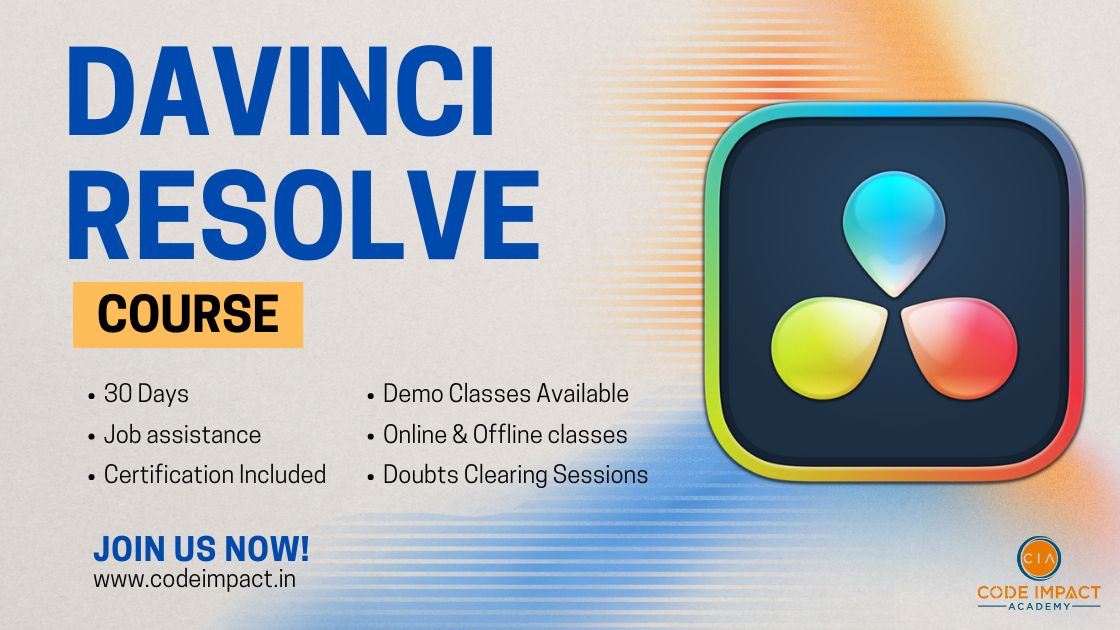 DAVINCI RESOLVE STUDIO COURSE BANNER CIA