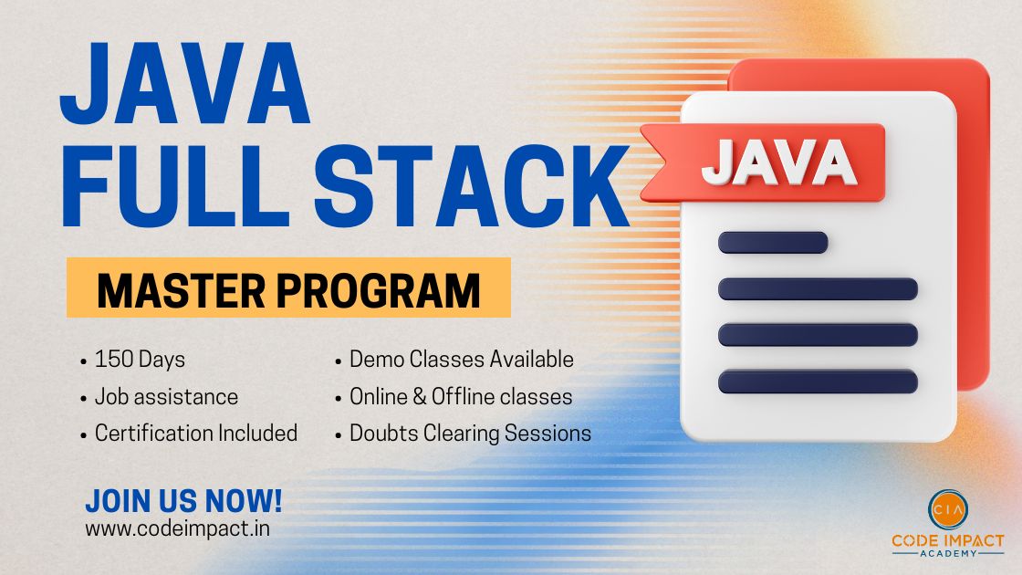 JAVA FULL STACK MASTER PROGRAM BANNER CIA