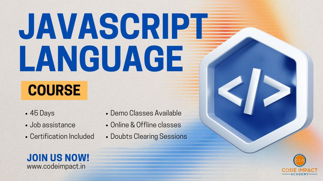 JAVASCRIPT LANGUAGE COURSE BANNER CIA