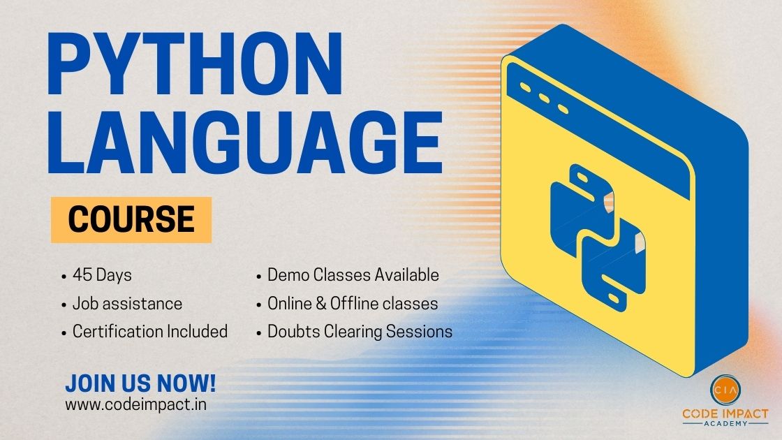 PYTHON LANGUAGE COURSE BANNER CIA