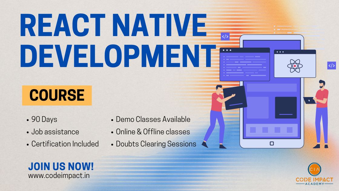 REACT NATIVE DEVELOPMENT COURSE BANNER CIA