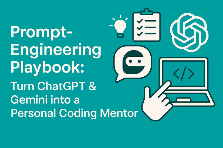 Prompt-Engineering Playbook: Turn ChatGPT & Gemini into a Personal Coding Mentor
