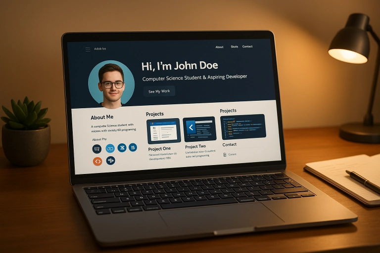 How to Build Your First Portfolio Website for CS & IT Students